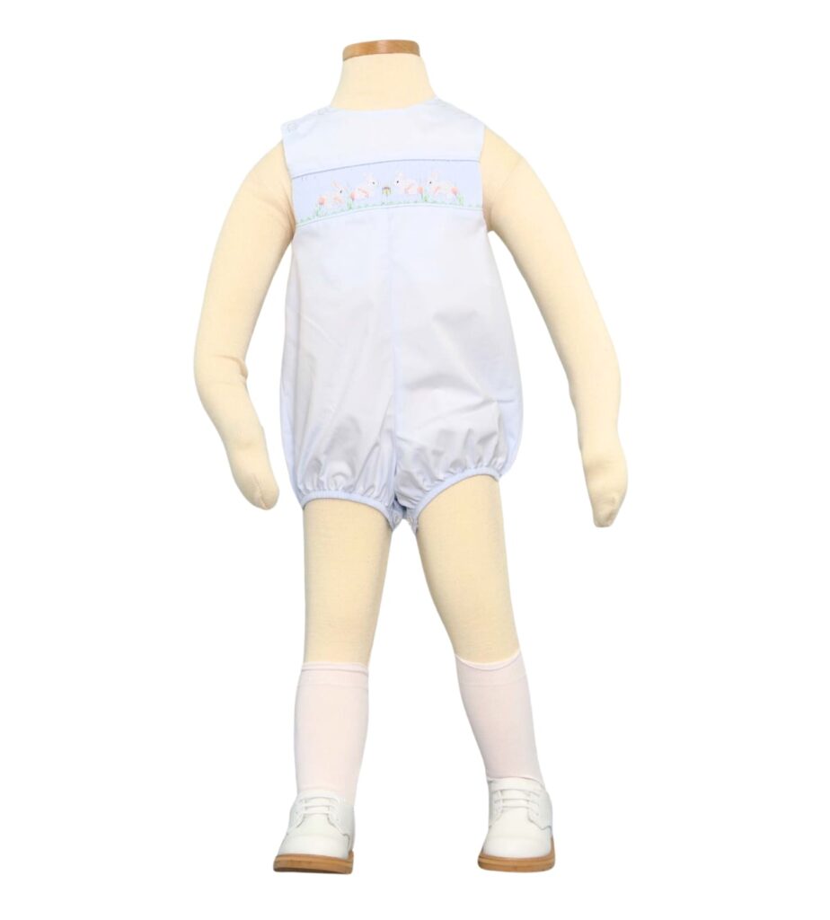 Smocked Bodysuit Baptism Outfit For Infant
