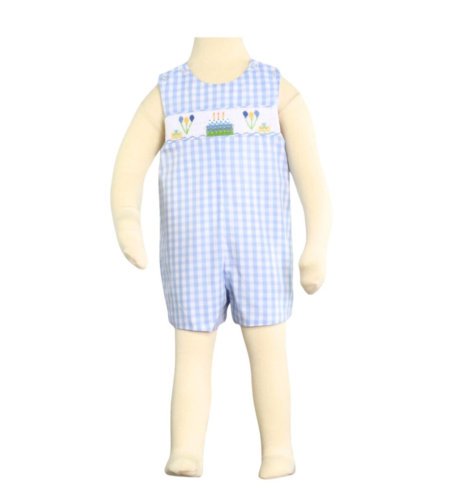 Smocked Bodysuit Happy Birthday for Boy Infant