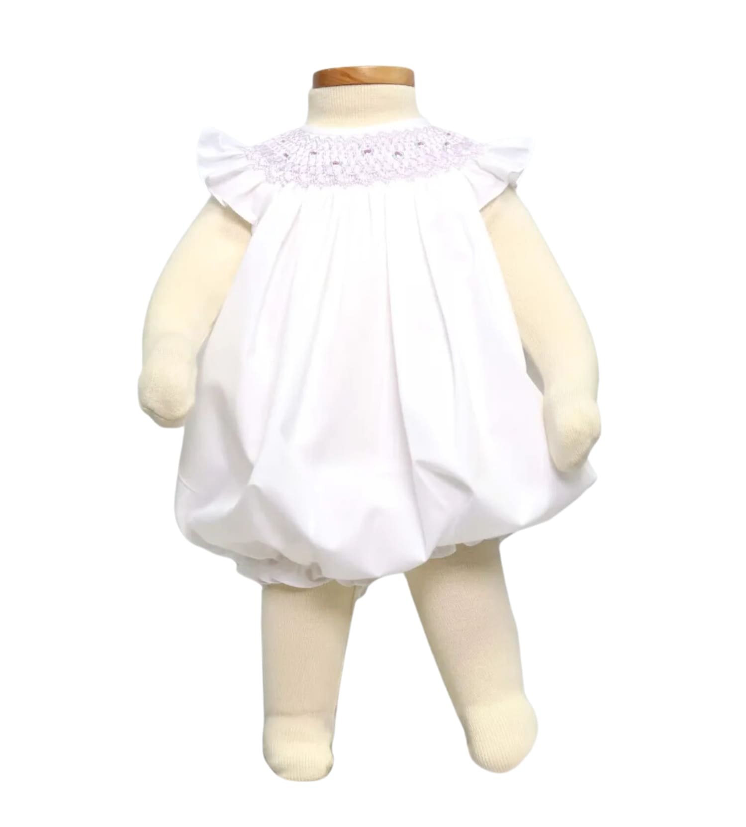 Smocked Bodysuit Easter Outfit For Baby Girl