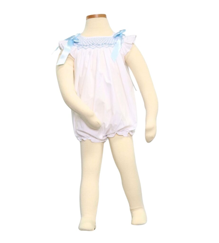 Smocked Bodysuit for Infant Girl Easter Clothes