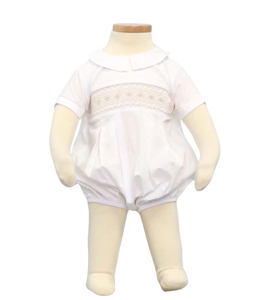 Smocked Bodysuit Easter Outfit for Boy Infant