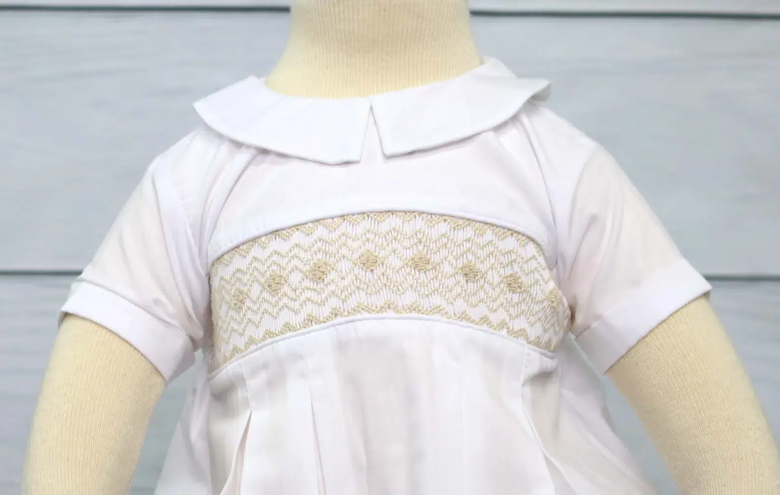 Smocked Bodysuit Easter Outfit for Boy Infant