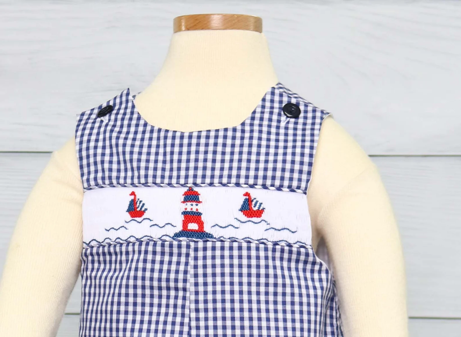Smock Bodysuit 4th of July Outfit SBS182