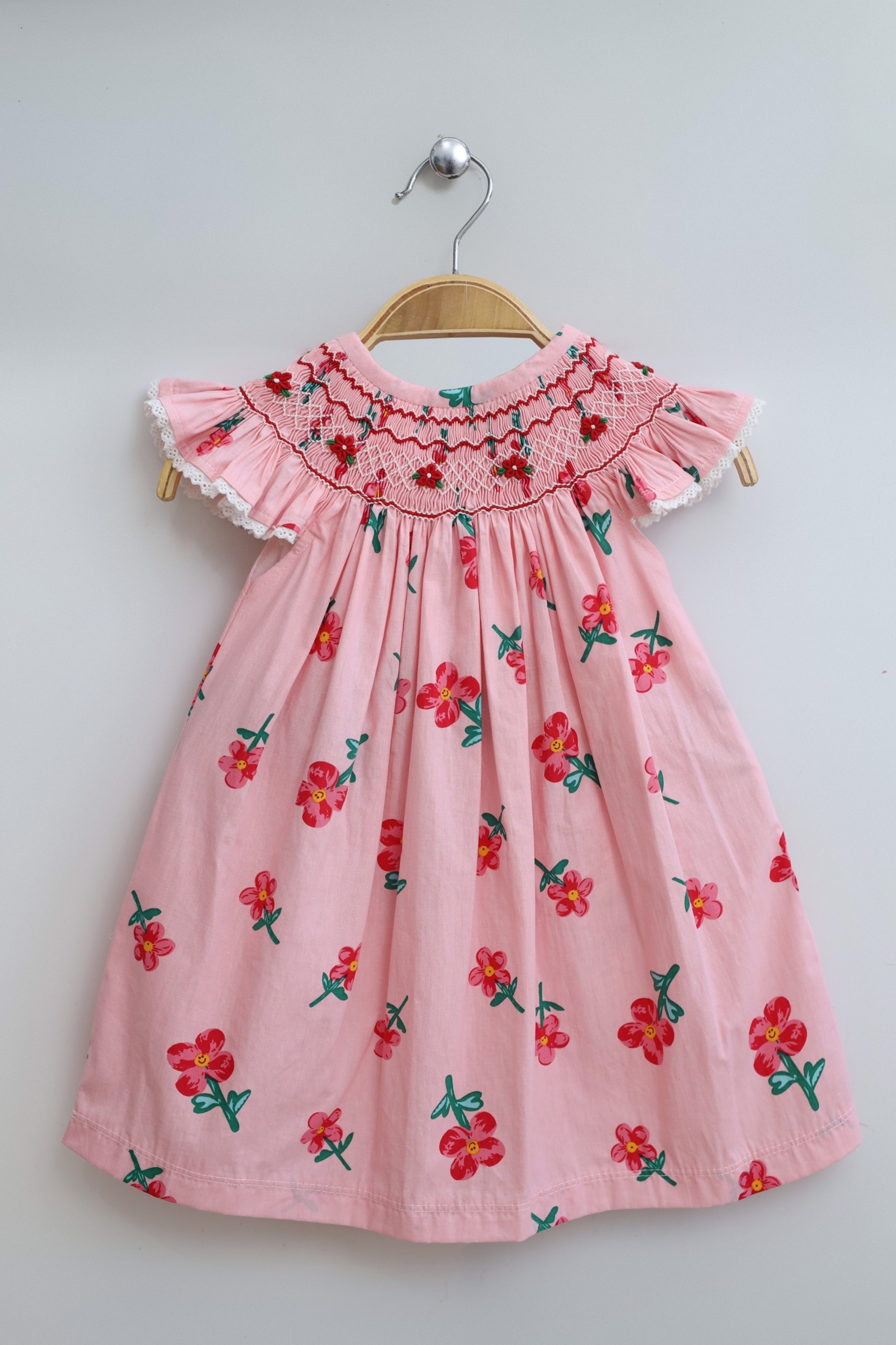 Summer floral dress for girls