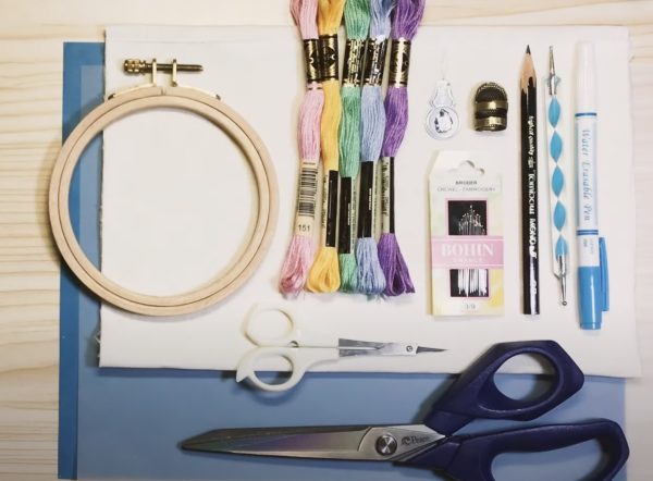 embroidery supplies for beginners