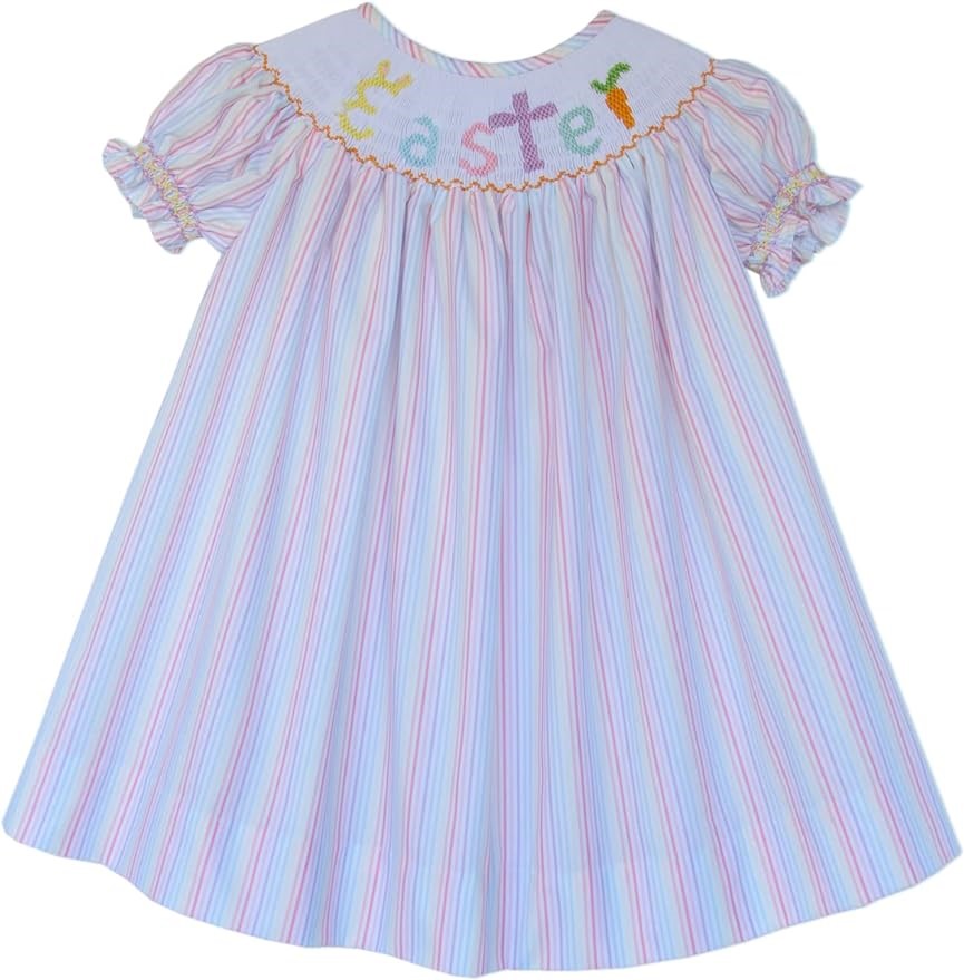 RAINBOW EASTER DRESS WITH LETTERS
