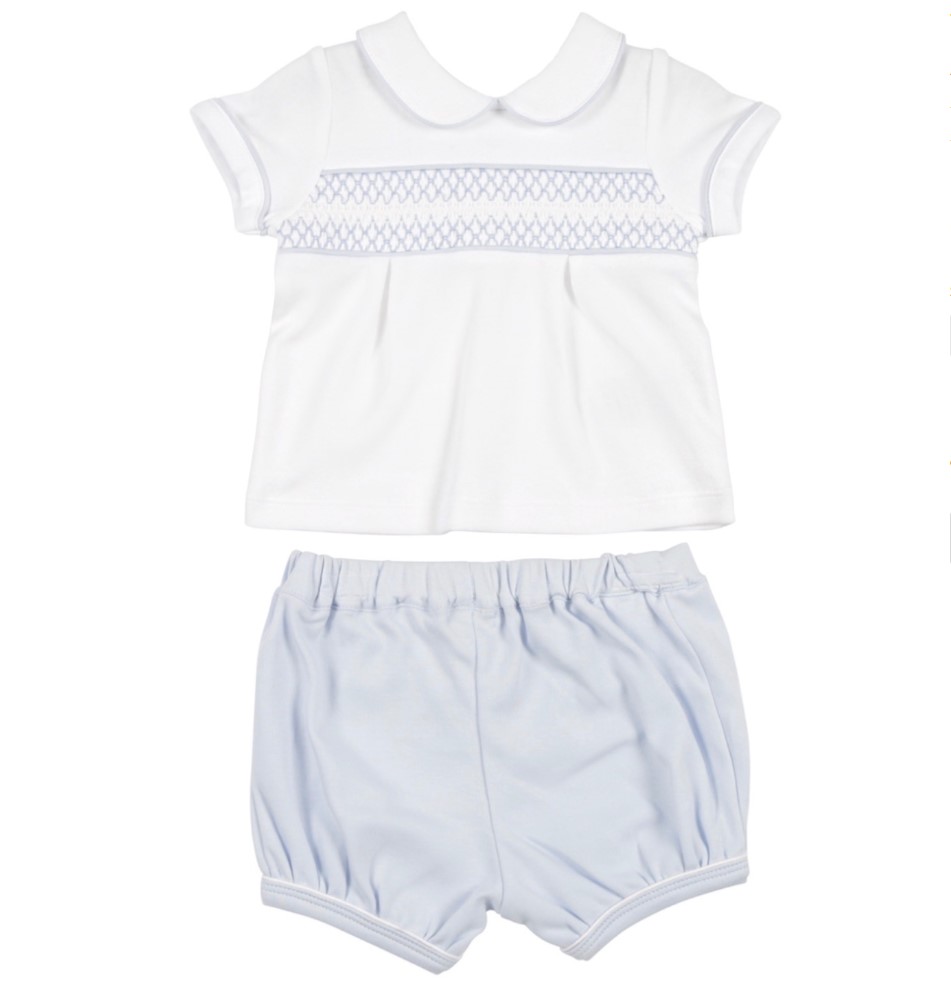 The adorable Baby 2 piece Smocked Set