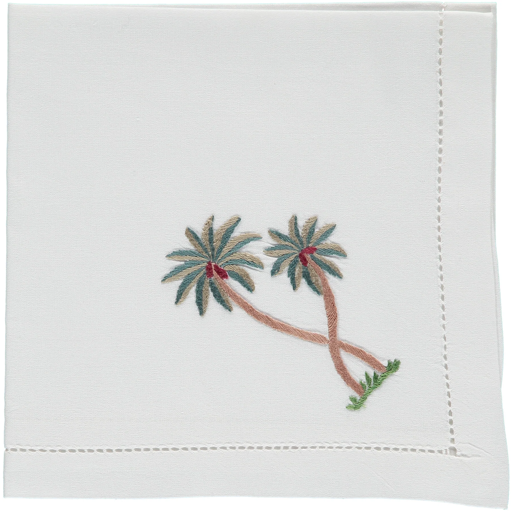 Hand Embroidered Palm Napkins