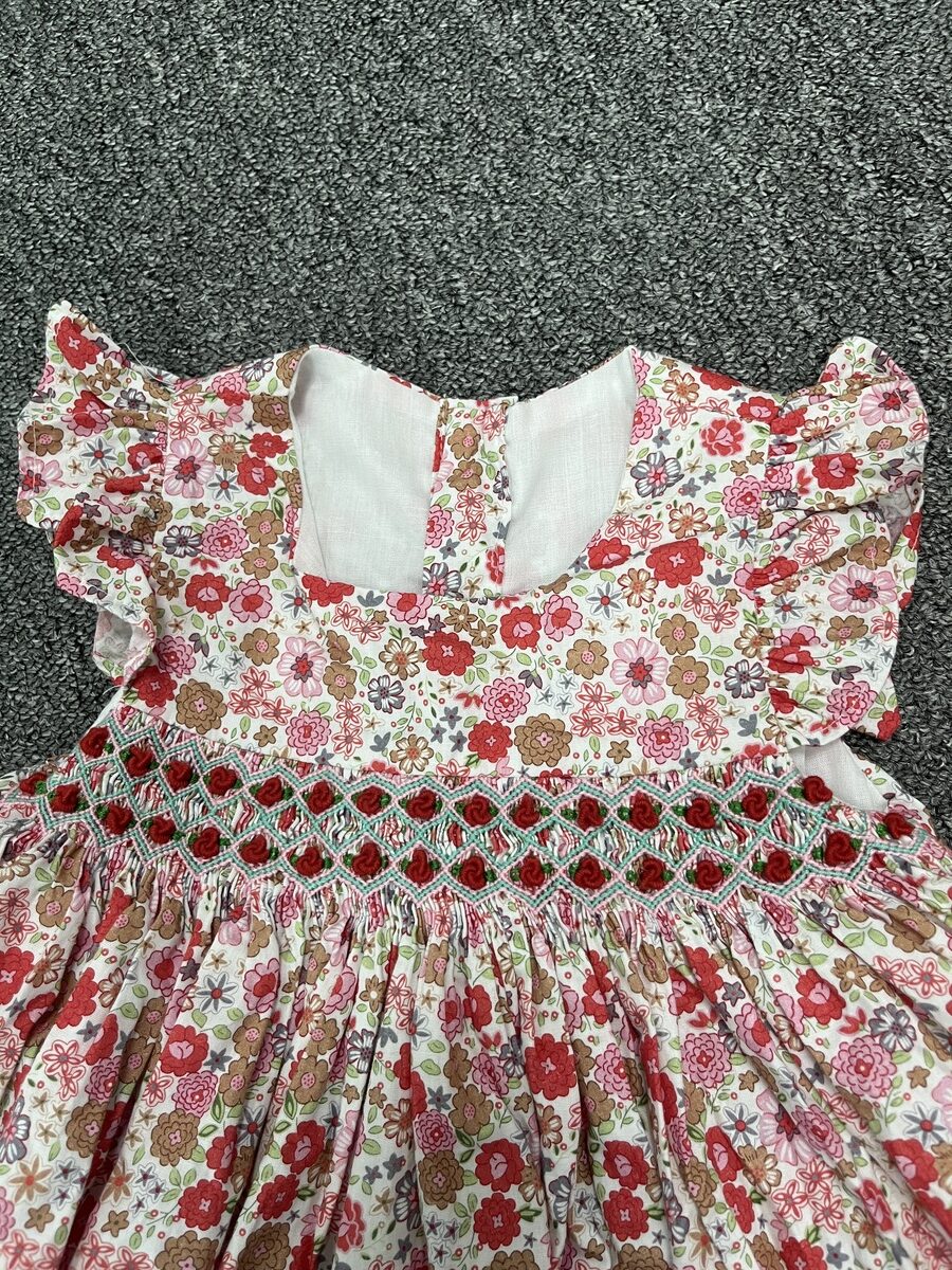 Smocked Dress For Girl Rose Princess