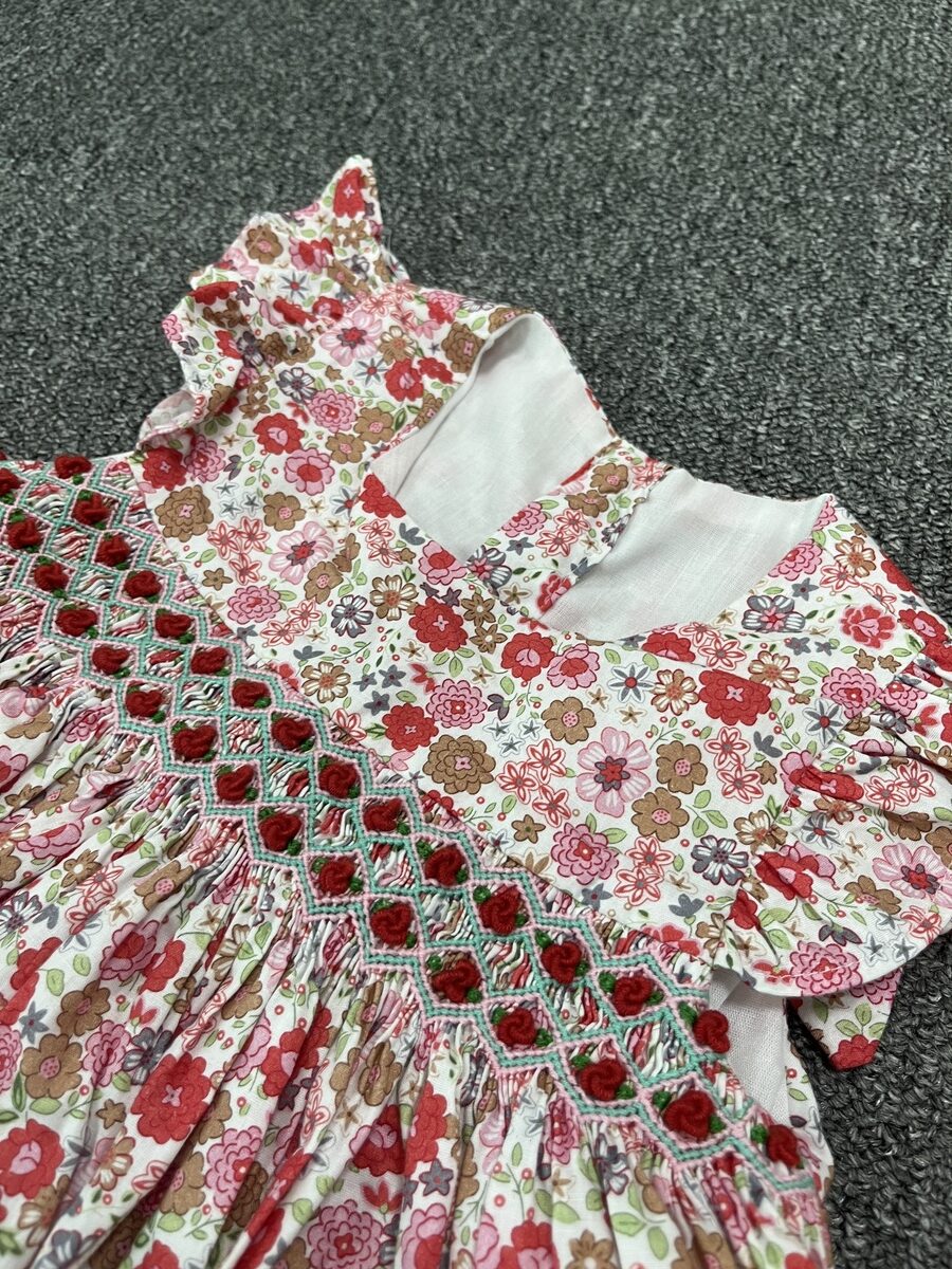 Smocked Dress For Girl Rose Princess