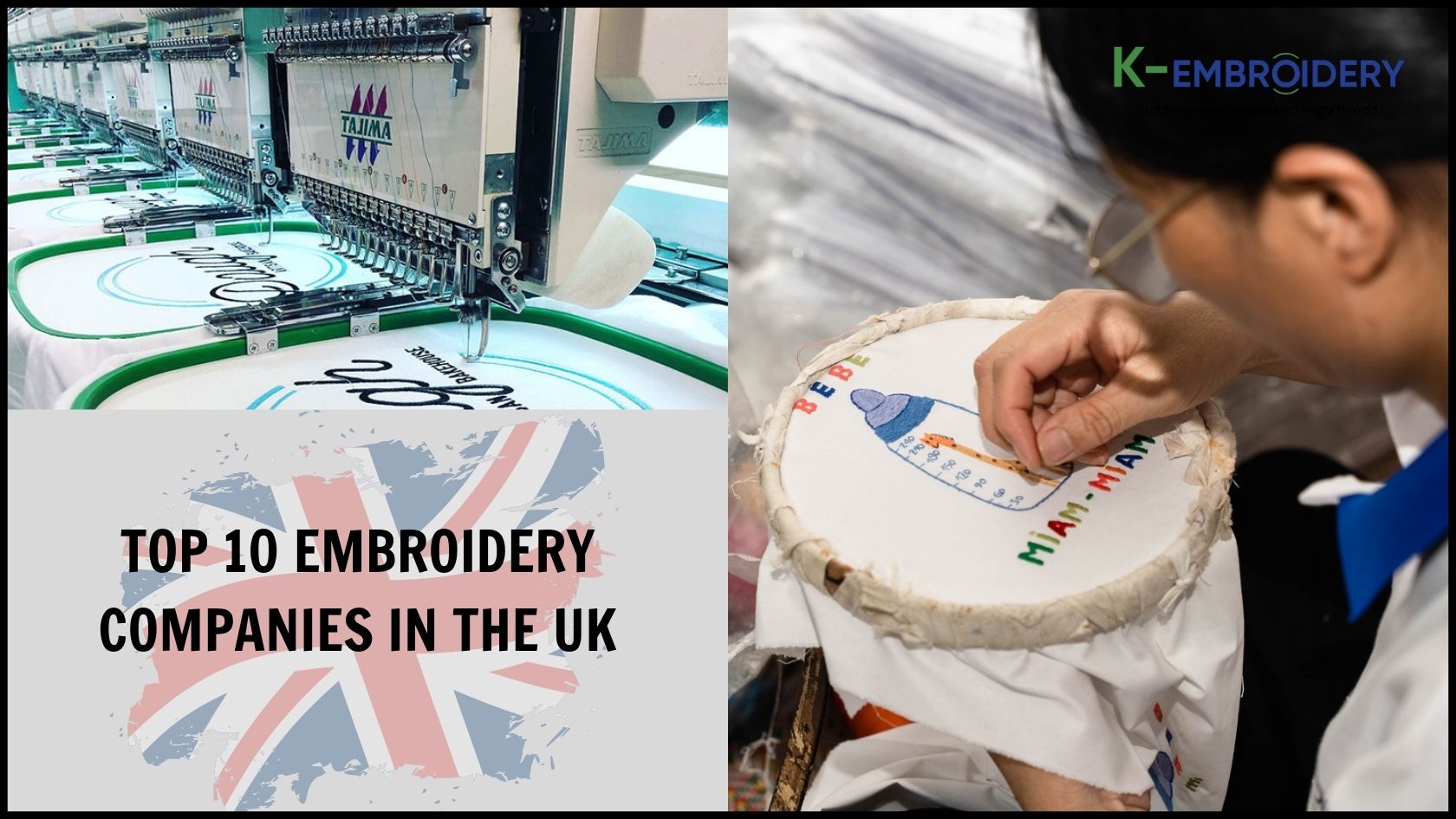Top 10+ Best Embroidery Company in UK