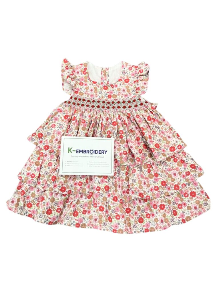 Smocked Dress For Girl Rose Princess