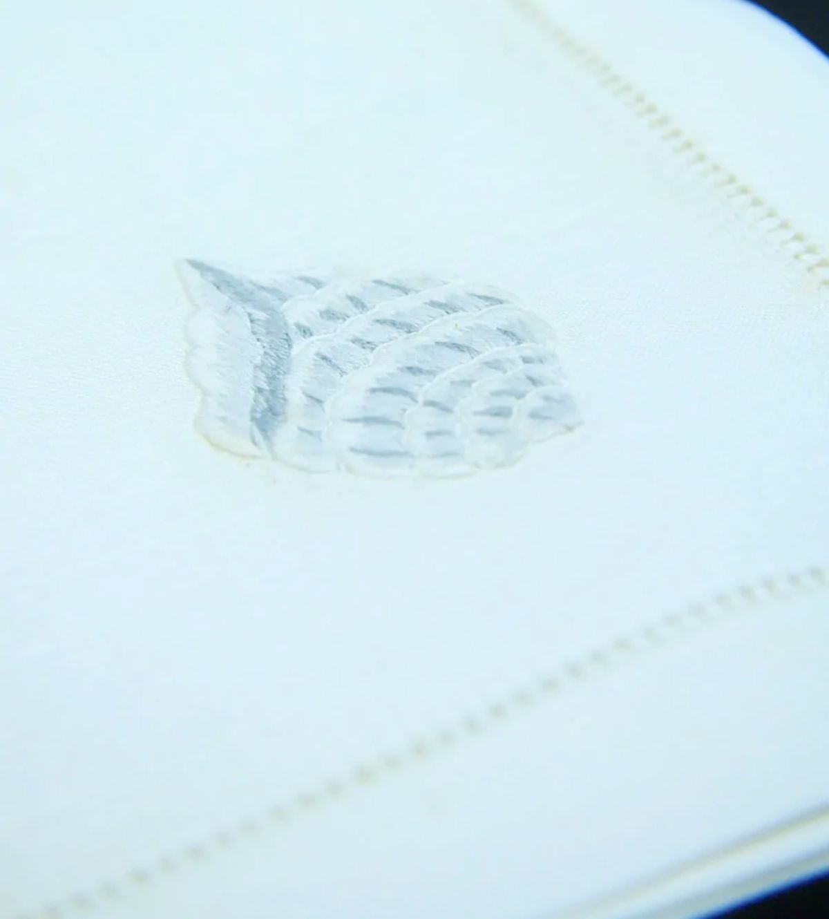 Snail Shell Hand Embroidered Napkins