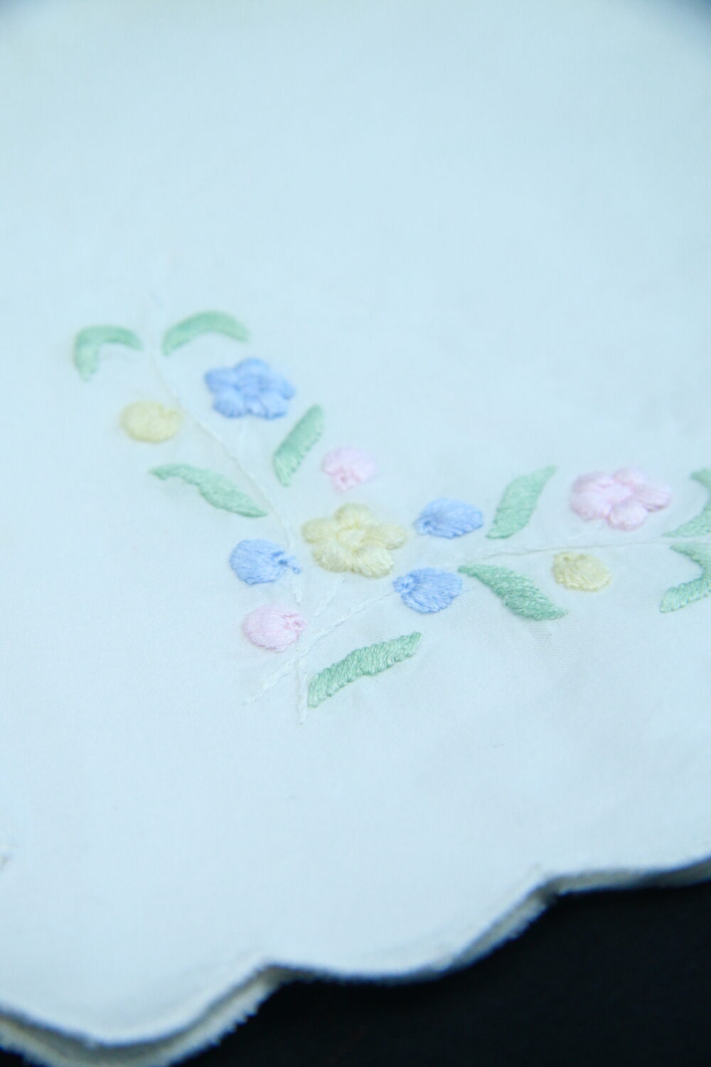 Bright Floral Motifs Hand Embroidered Napkins