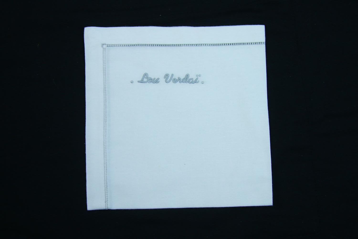 Love Lettering Hand Embroidered Napkins