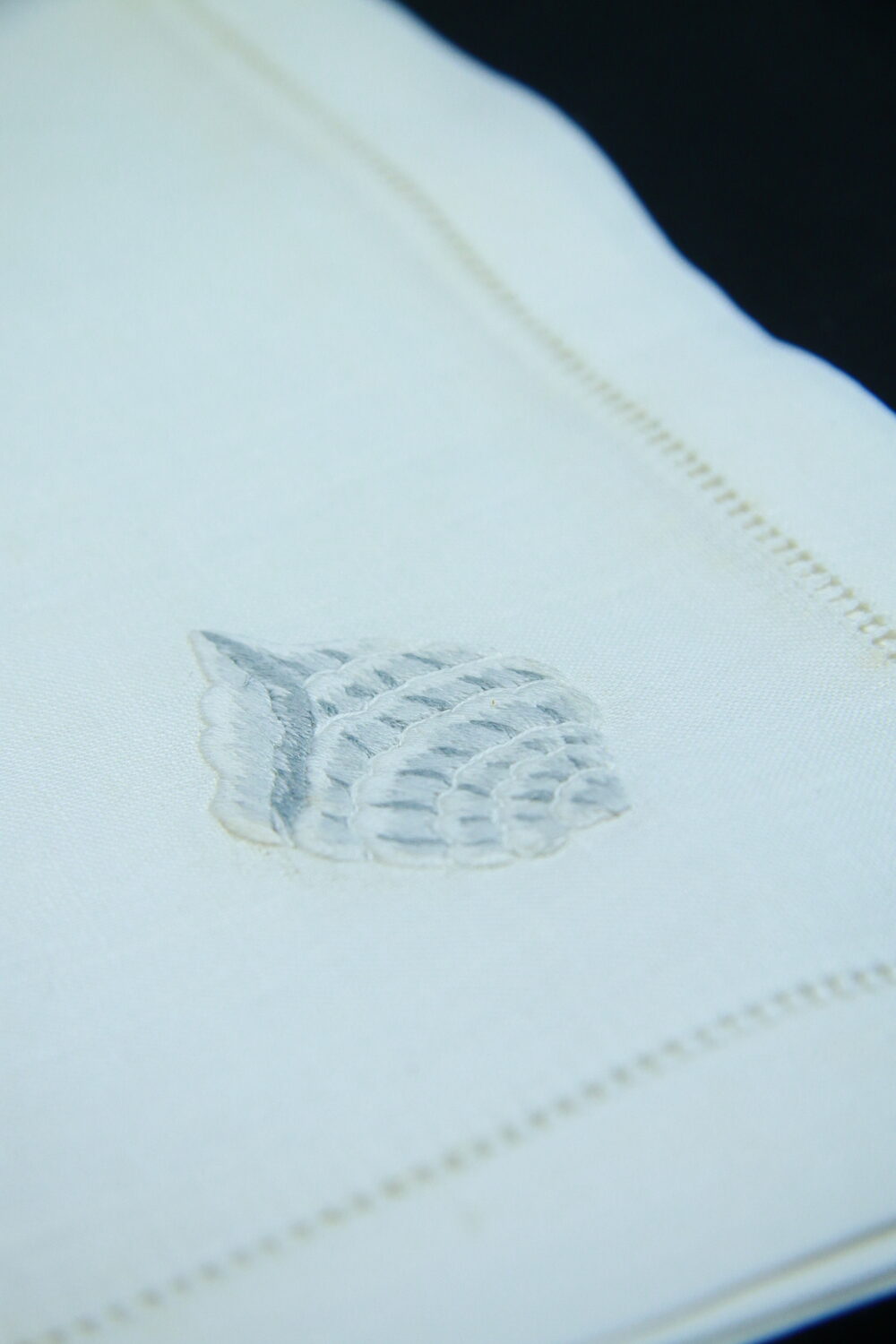 Snail Shell Hand Embroidered Napkins
