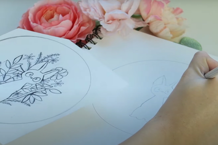How to Create Embroidery Designs: A Step-by-Step Guide 2 Sketch your idea is a must