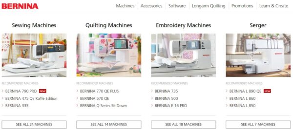 Bernina International AG - Manufacturer of high-end sewing and embroidery machines from Switzerland
