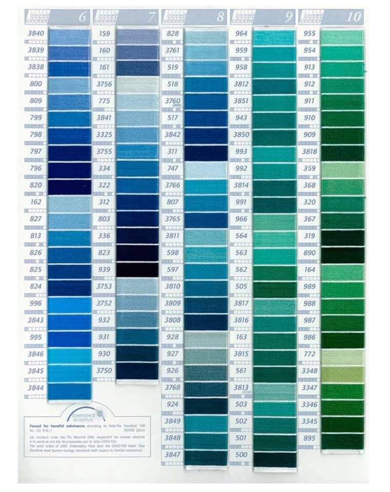 K-Embroidery: How we make handmade napkins? 4 thread-color