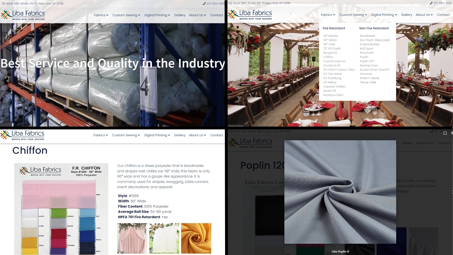 Top 10 Best Suppliers for Embroidery Fabric Wholesale In the US 13 Liba Fabrics Corp.