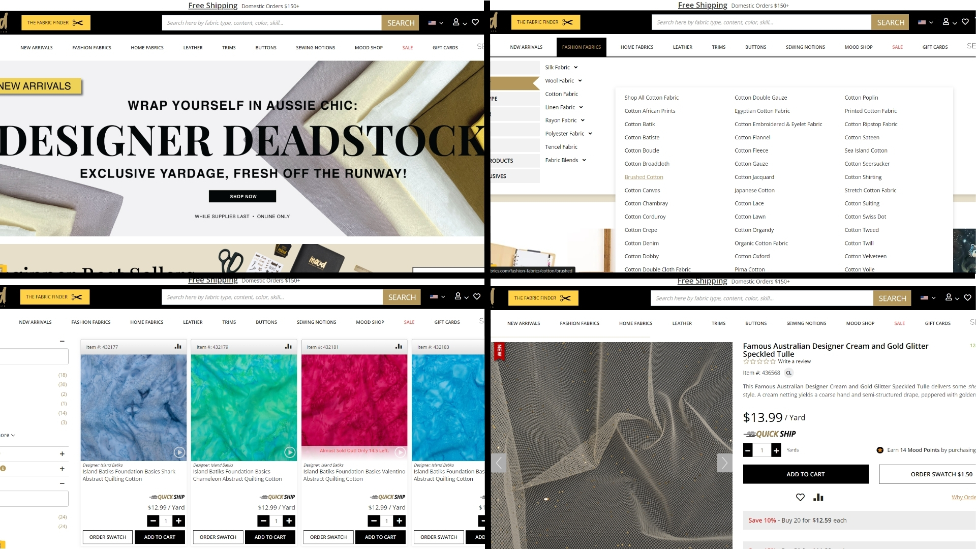 Top 10 Best Suppliers for Embroidery Fabric Wholesale In the US 4 Mood Fabrics