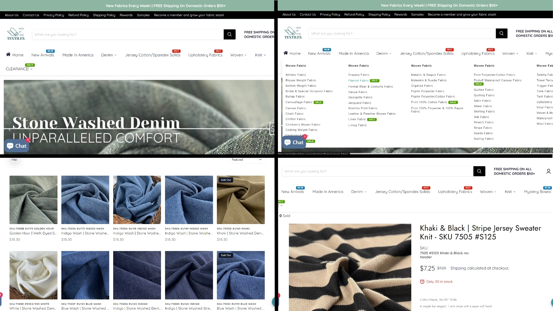 Top 10 Best Suppliers for Embroidery Fabric Wholesale In the US 8 Nick of Time Textiles, Ltd.