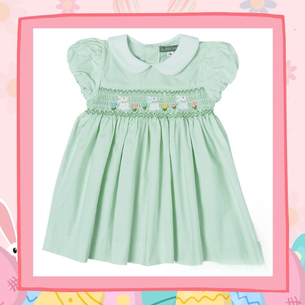 10 Trendy Styles Smocked Back to School Dress & Outfits 10 Mint princess smocked dress – SG 179