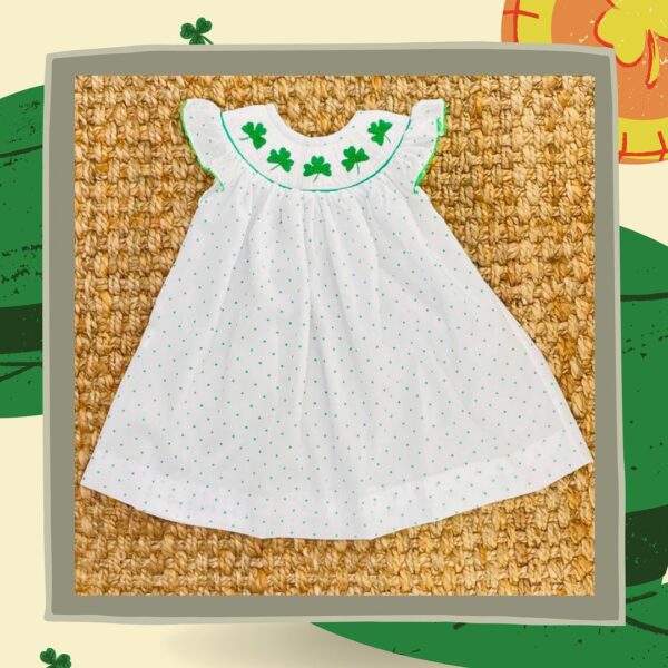 round neck polka dot flared dress