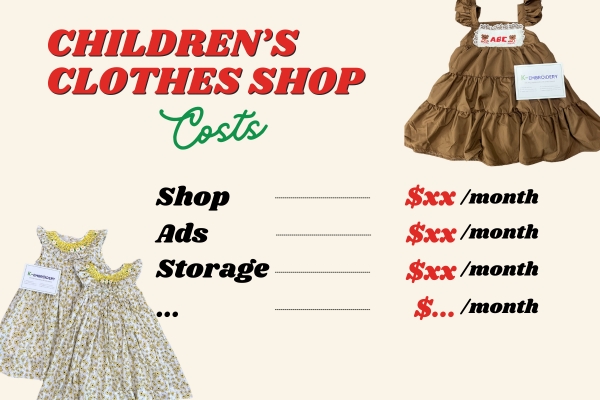 5 secrets about the children's clothing manufacturing industry in the US 5 You have to estimate the costs before starting business
