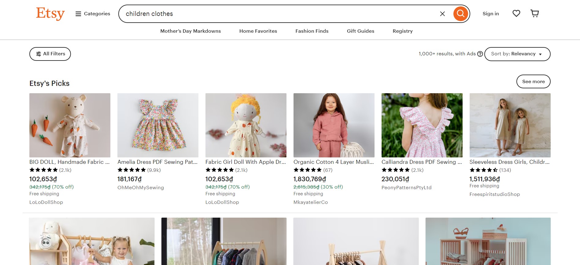 Where to Sell Children's Clothes Online And How to Do It 3 Etsy is best for handmade and vintage stuff