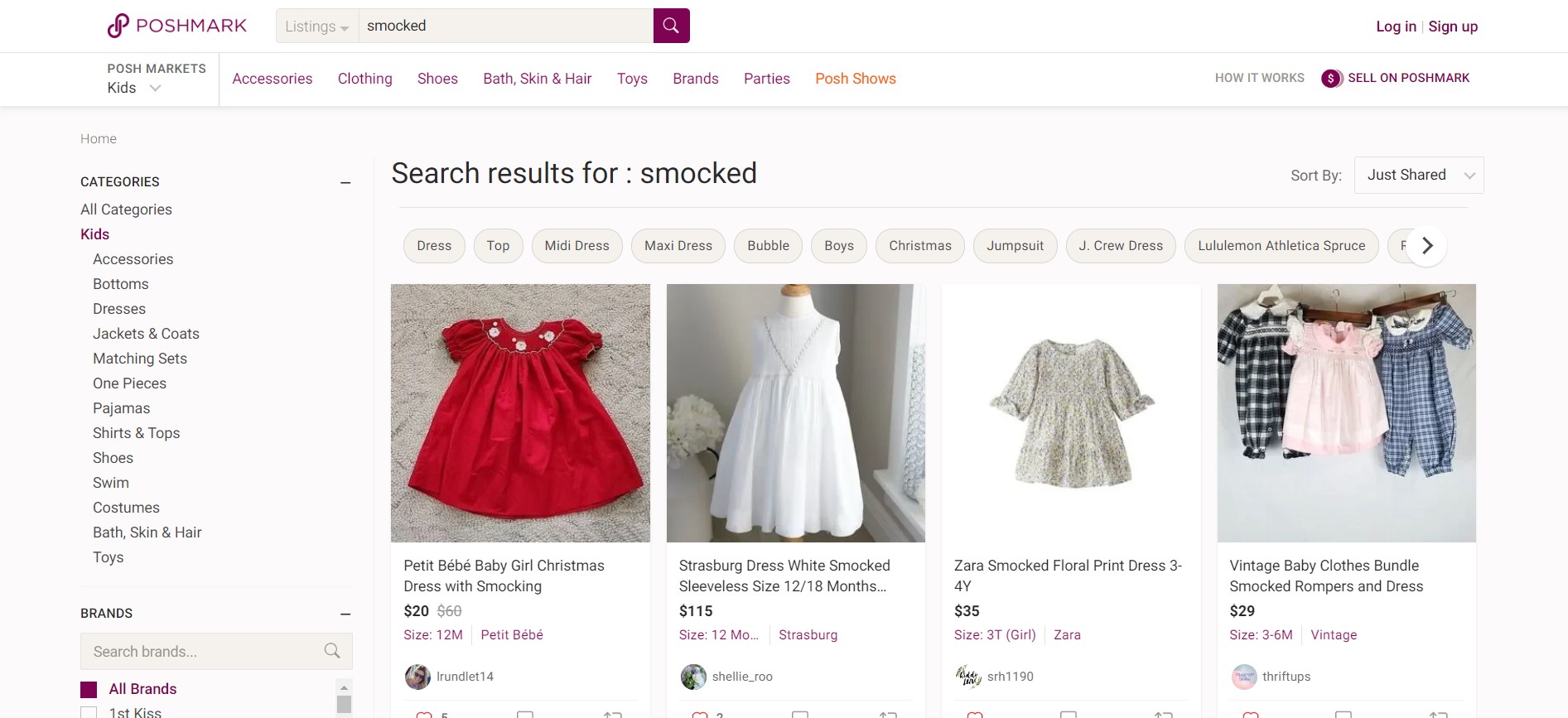 Where to Sell Children's Clothes Online And How to Do It 6 Poshmark is known for its "Posh Parties" event