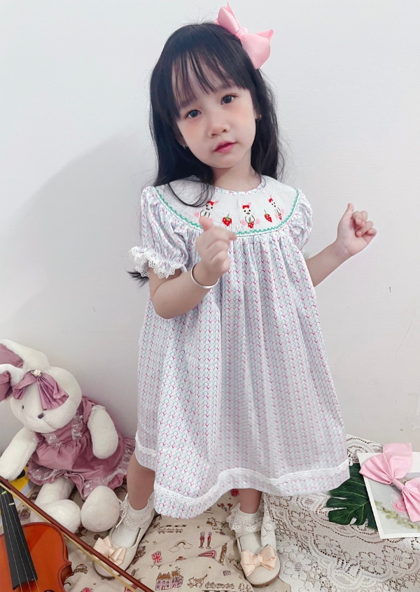 Top 12 Cute Baby Fashion Trends For The Season Of 2025 7 Smocking dress is rising as the newest trend all over the world