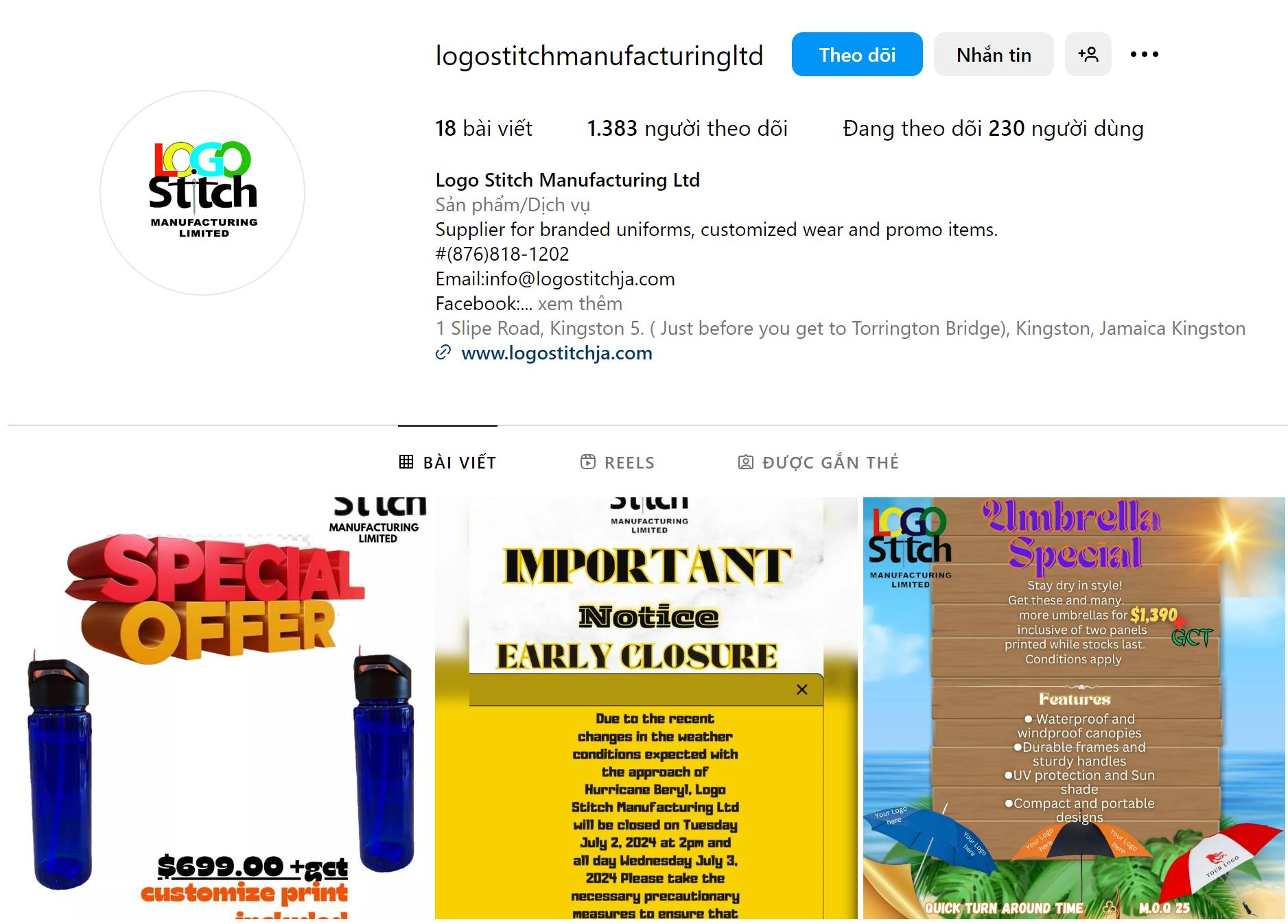 Logo Stitch Manufacturing Ltd.