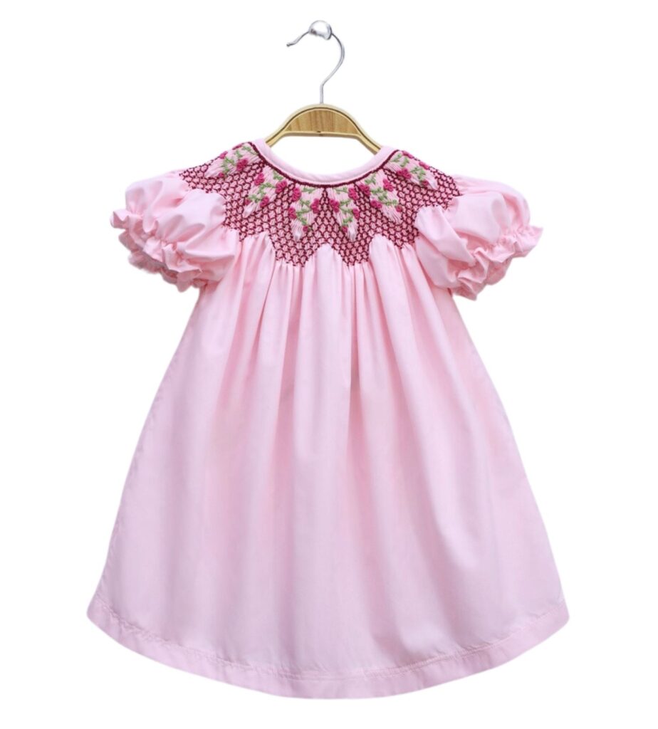 Smocked Vip Dress Light Pink