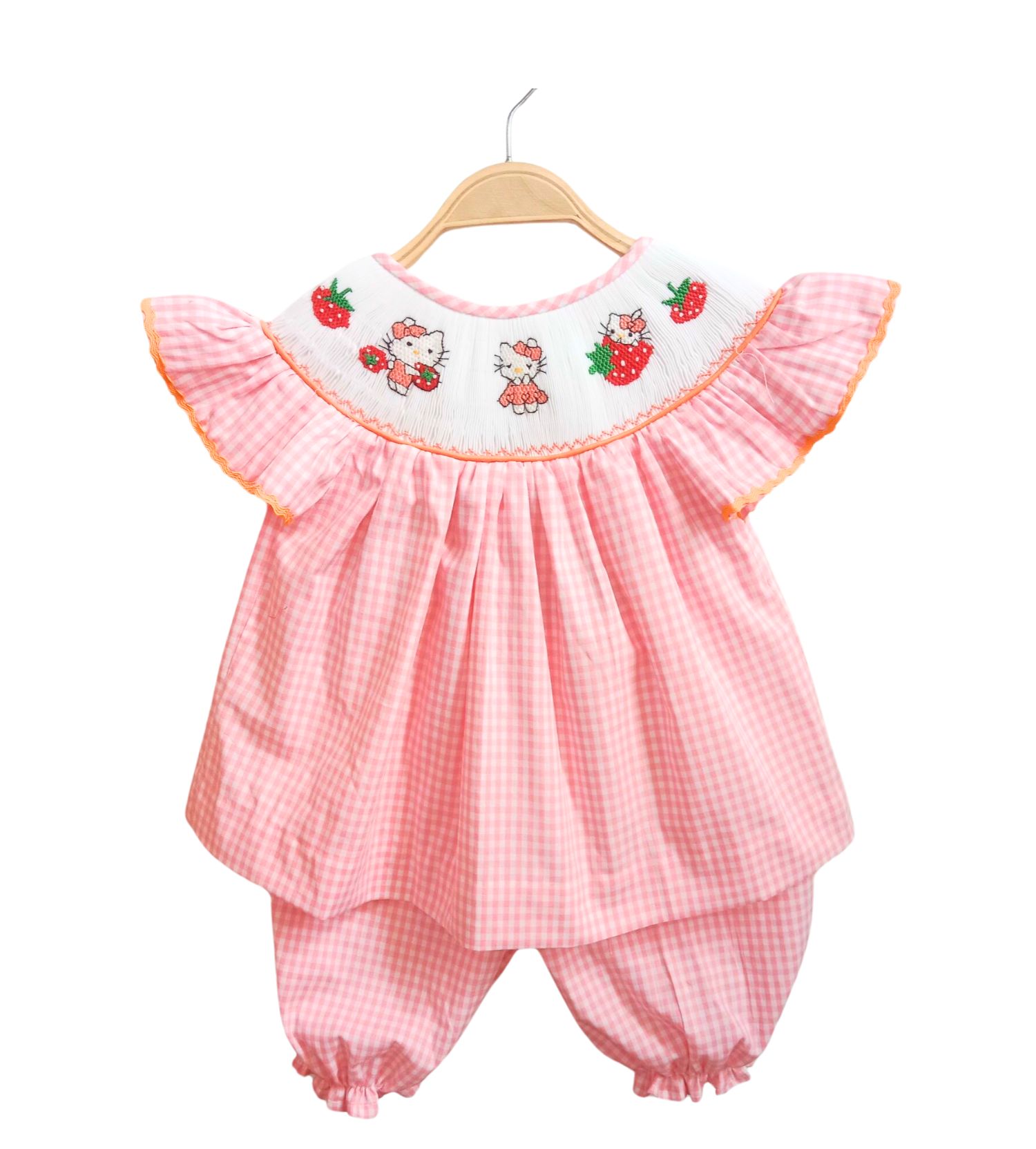 Pink 2 Pieces Sets With Hello Kitty Motifs