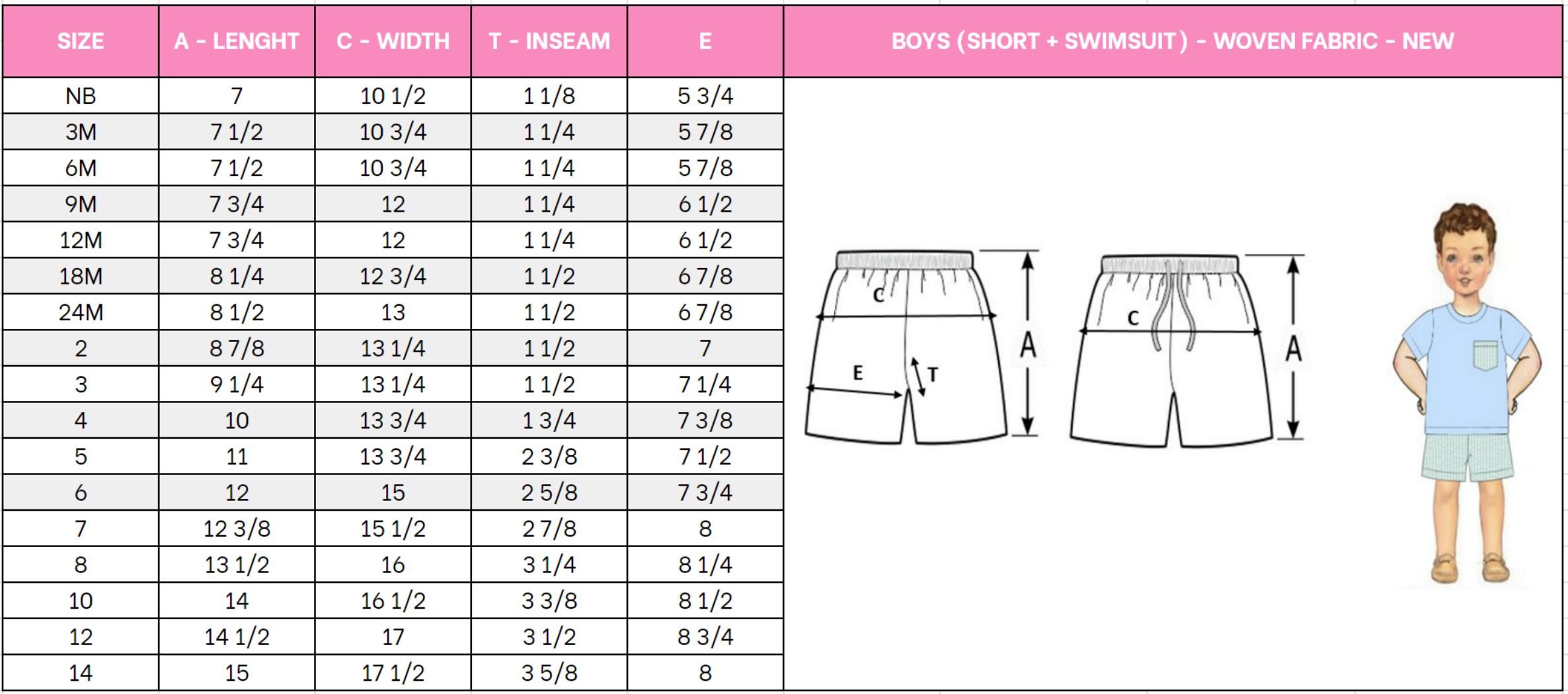 short-swimsuit-size-chart