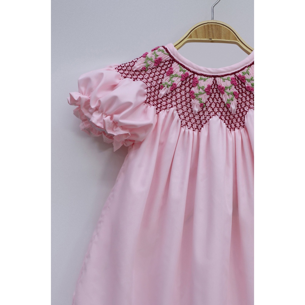 Smocked Vip Dress Light Pink