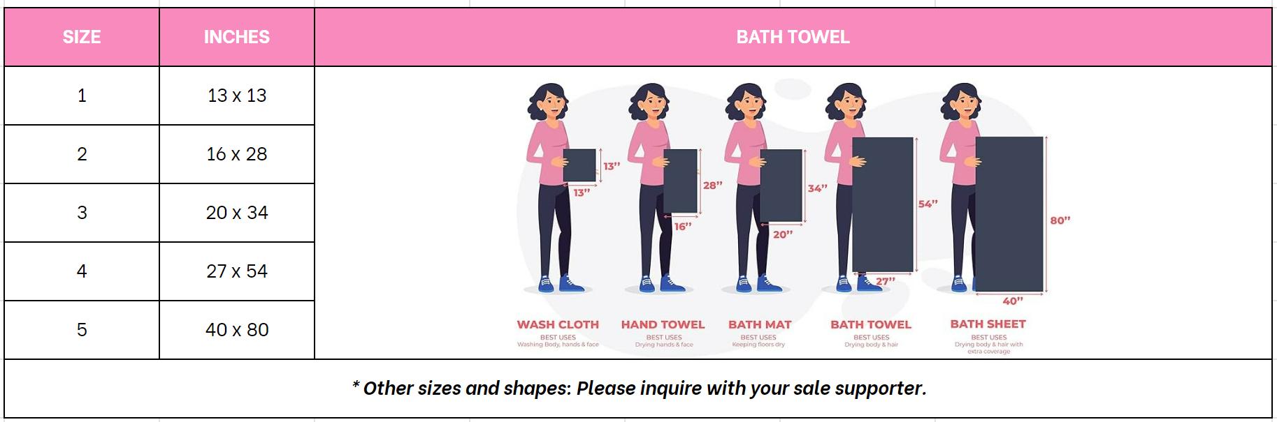 EMBROIDERED PRODUCTS SIZE CHART 5 bath-towel-size-chart