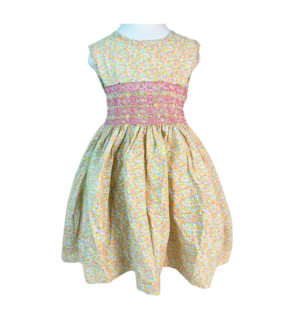RTS02 - Vintage smocked sundress for girls