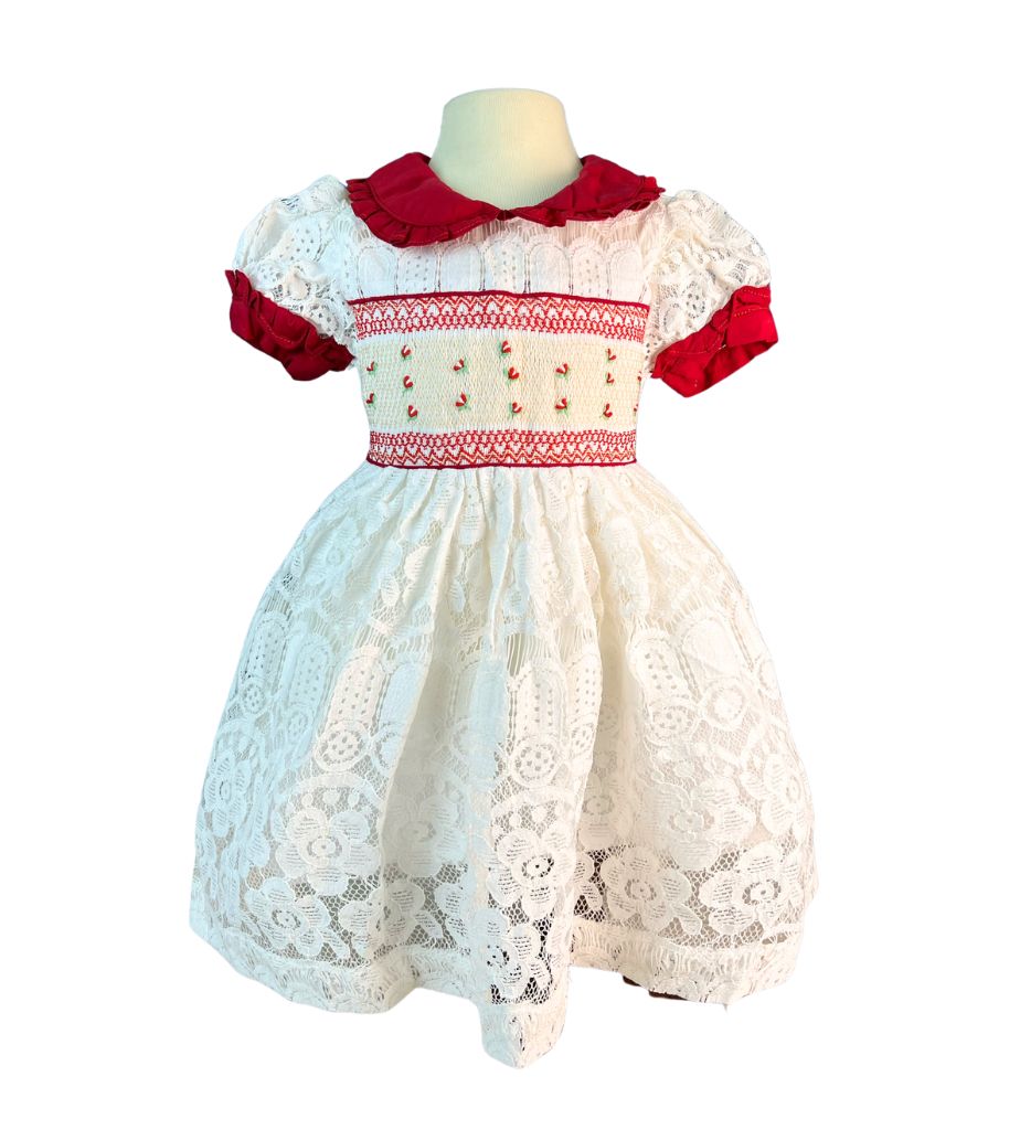 RTS09 - Little Rose smocked dress