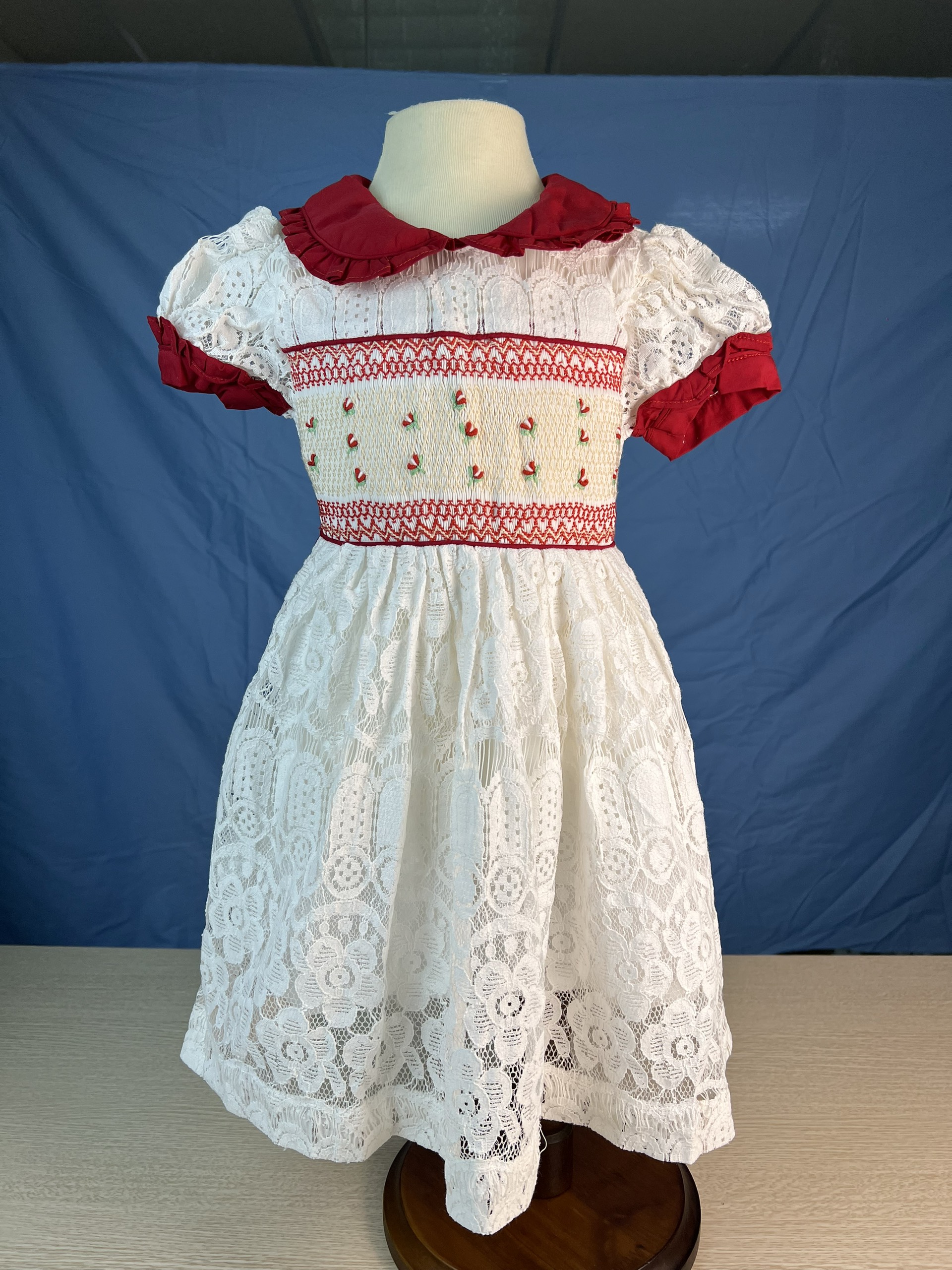 RTS09 - Little Rose smocked dress