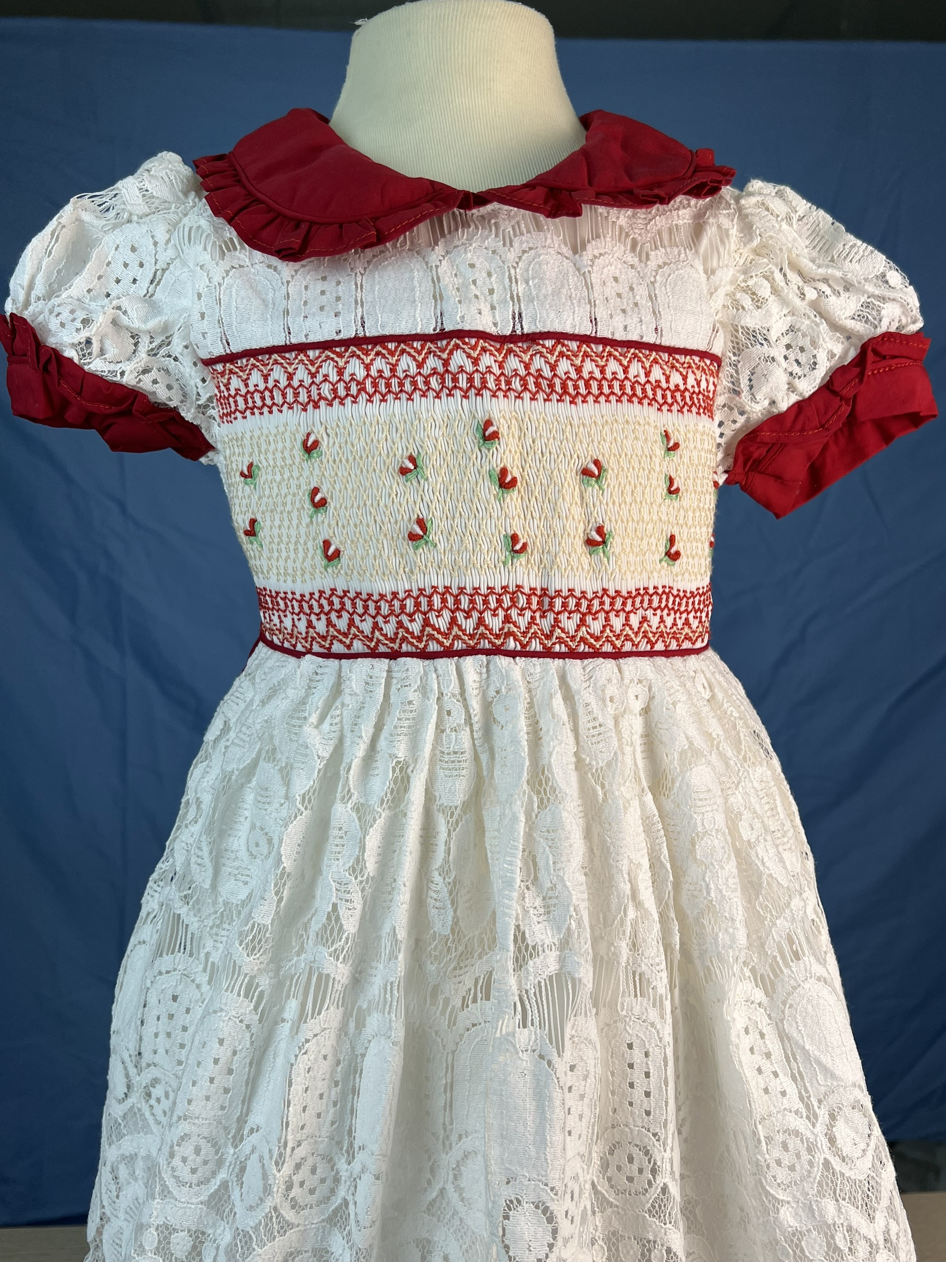 RTS09 - Little Rose smocked dress