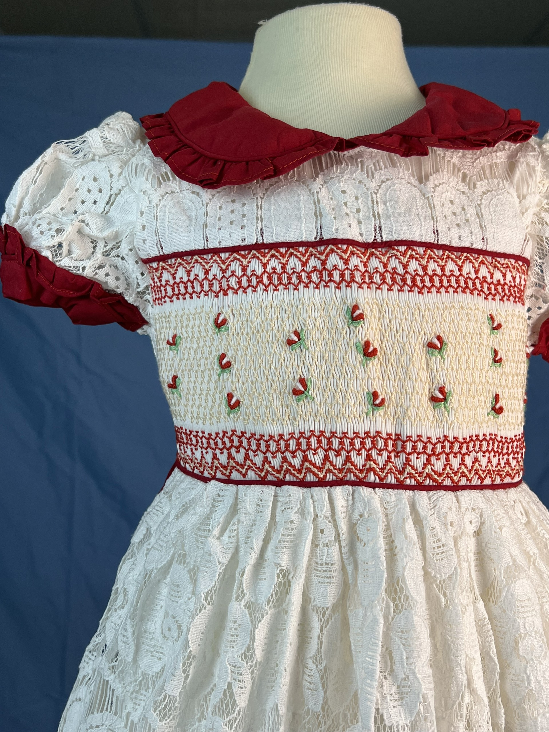 RTS09 - Little Rose smocked dress