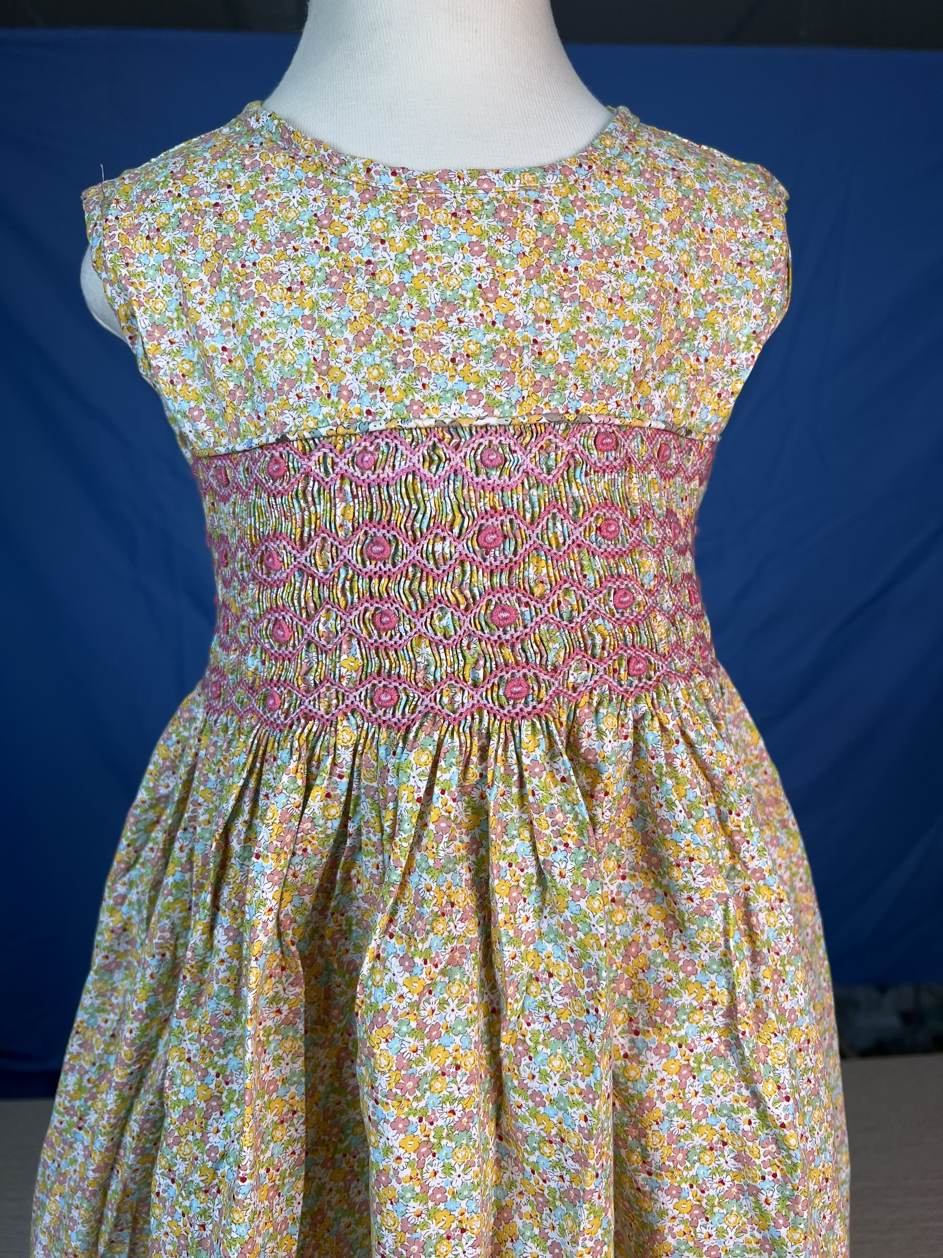 RTS02 - Vintage smocked sundress for girls