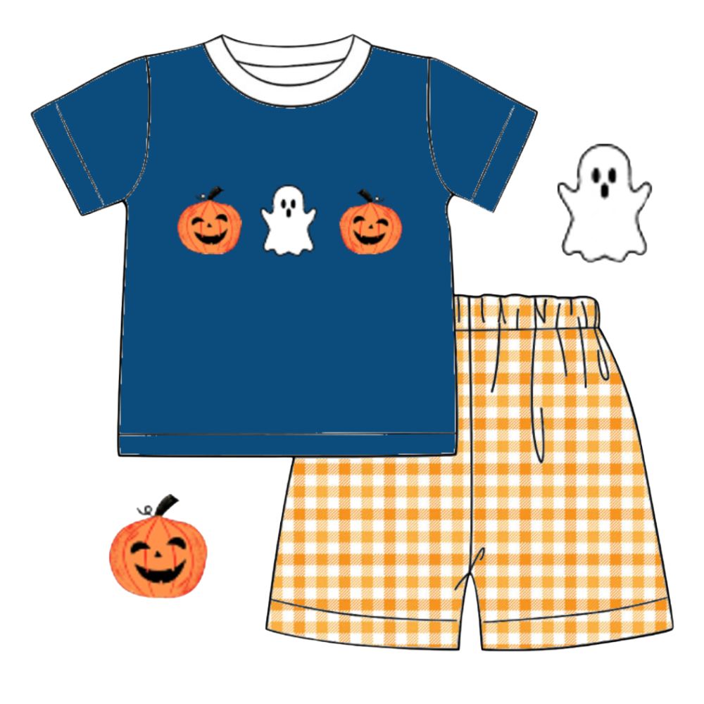 Trick or Treat boy applique outfits