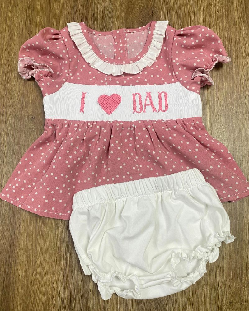 I Love Dad Girls 2 Piece Set