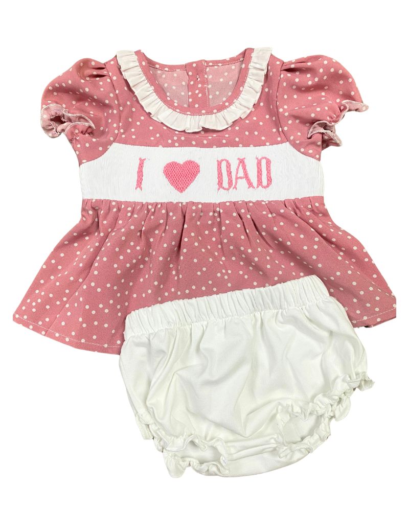 I Love Dad Girls 2 Piece Set