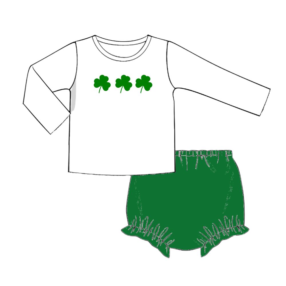 Lucky charm applique set for infant