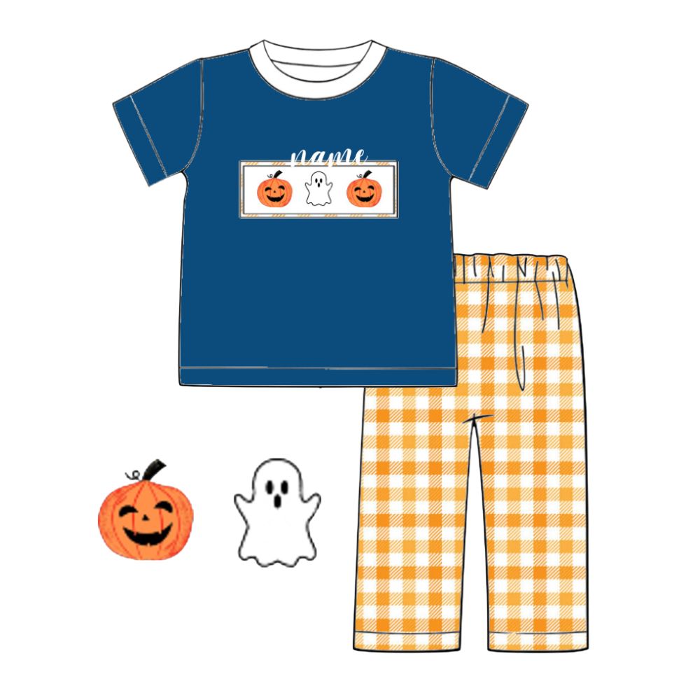 Trick or Treat boy smocked outfits