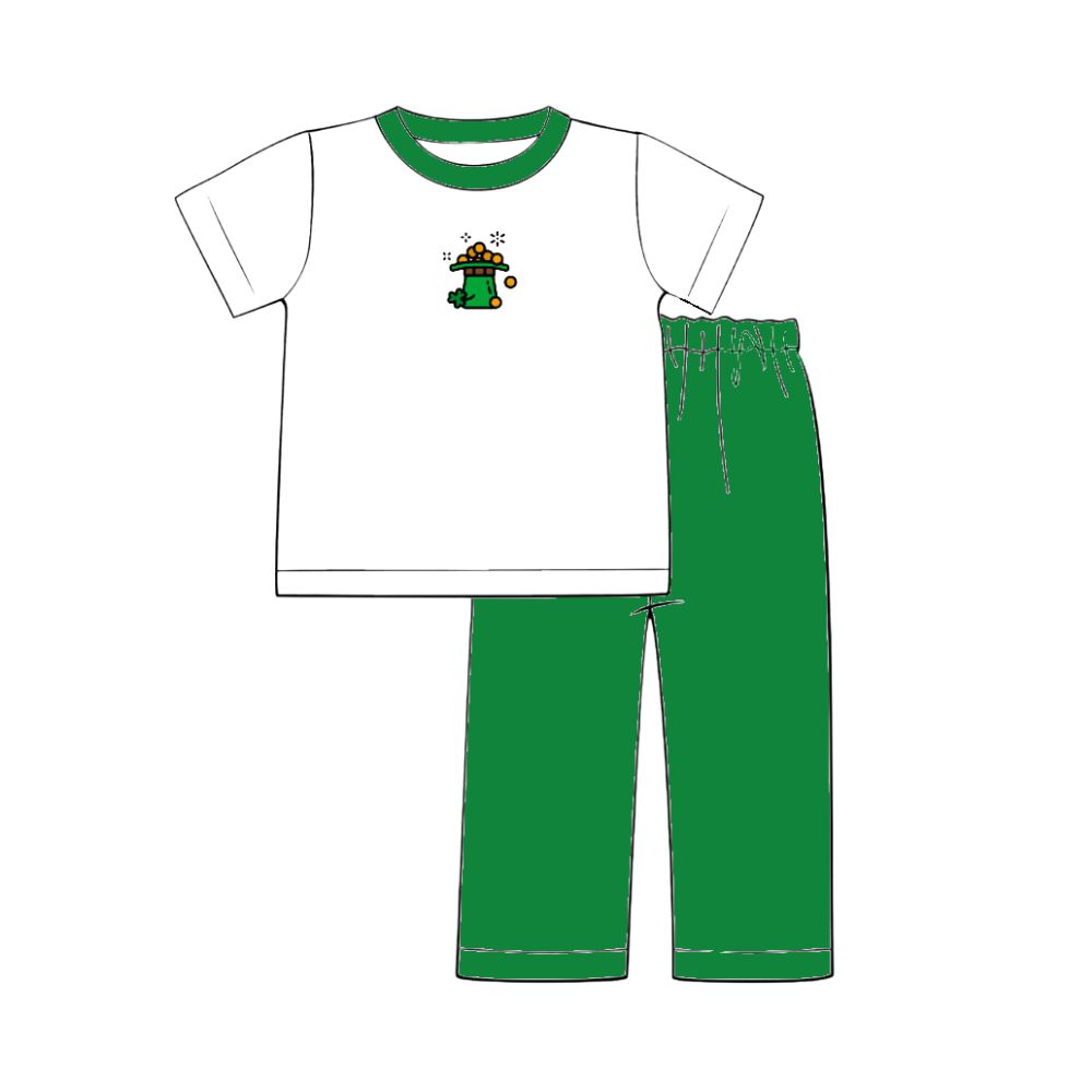 Boy applique set for St Patrick's Day